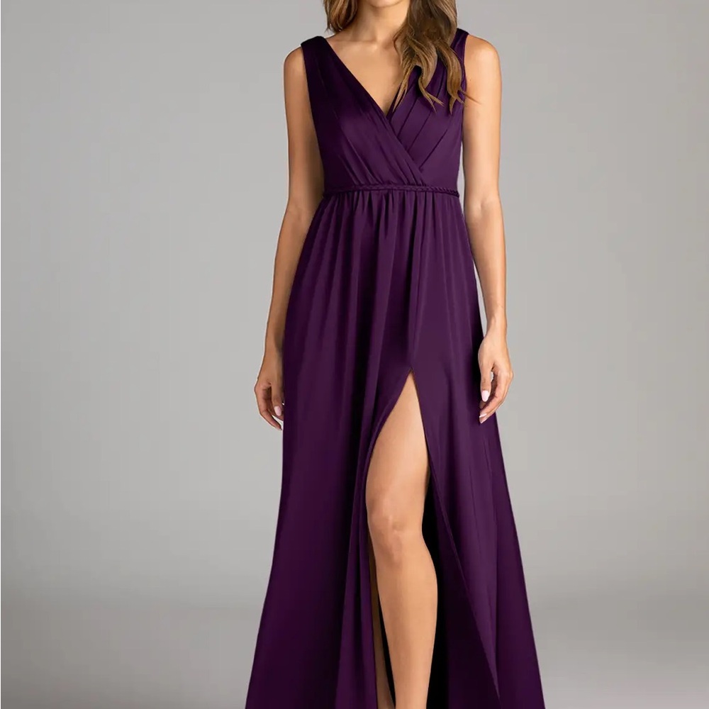 Azazie Grape Bridesmaid Dress Size A 4